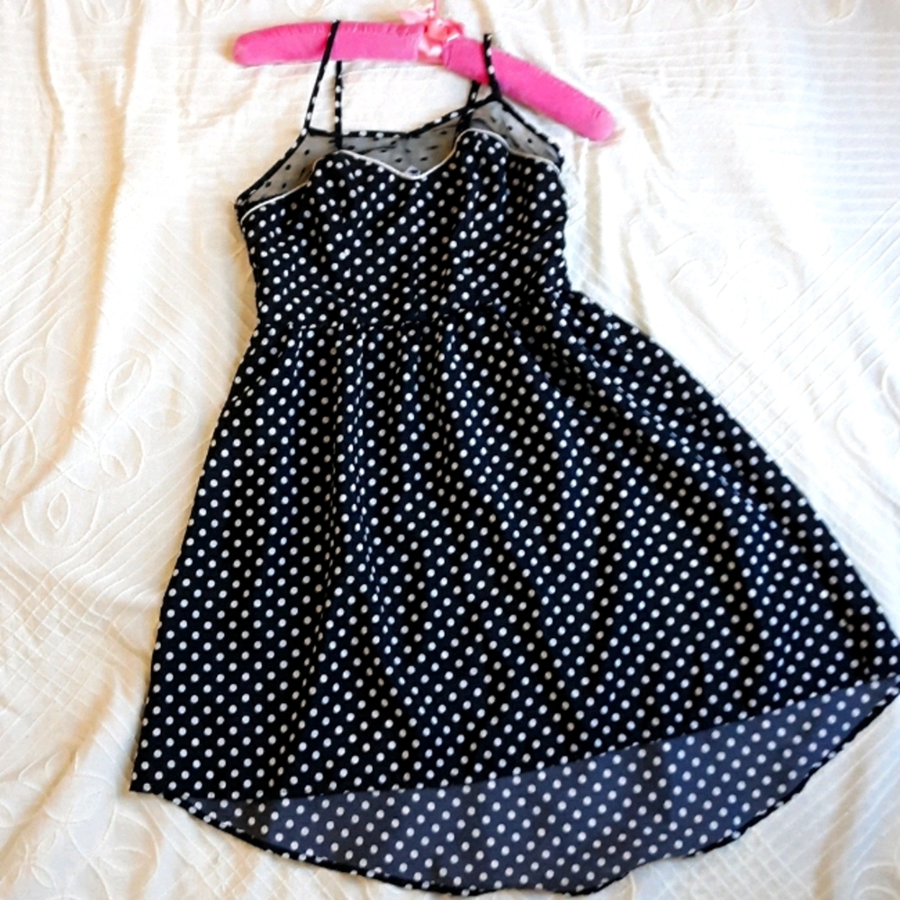 🍒 Vintage inspired polka dot swing dress